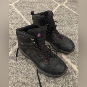 Merrell Black and Purple Winter Boots